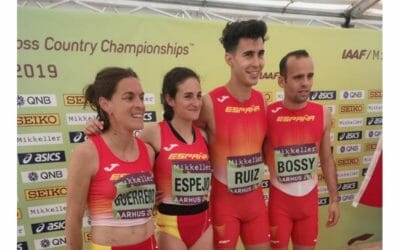 VICTOR RUÍZ Y CRISTINA ESPEJO, 5º EN EL CAMPEONATO DEL MUNDO DE CROSS CON EL EQUIPO DE RELEVOS MIXTOS