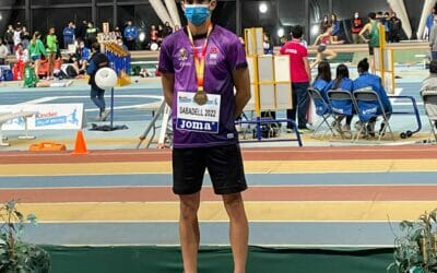 David Gadea campeón de España sub16 de pista cubierta