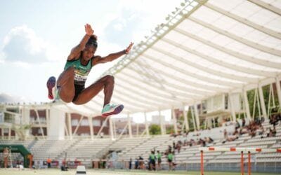 Tessy Ebossele desata la locura con un salto de 7.09