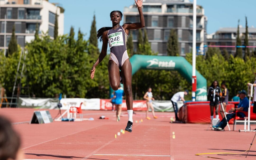 Fátima Diame roza la mínima mundial en el Meeting de Castellón